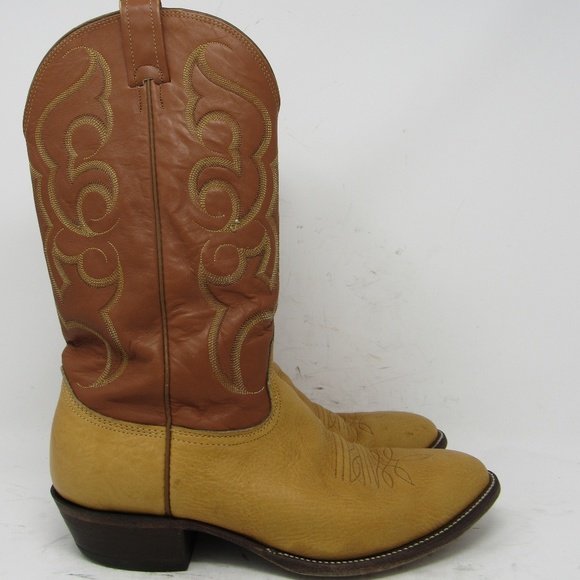 tan cowboy boots mens